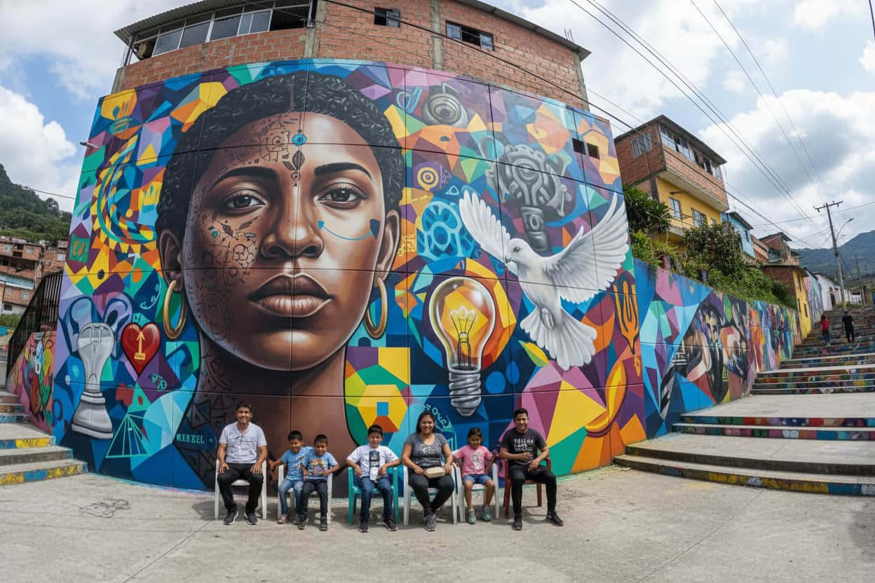 medellin graffiti tour steeet comuna 13